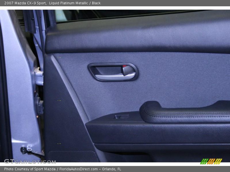 Liquid Platinum Metallic / Black 2007 Mazda CX-9 Sport