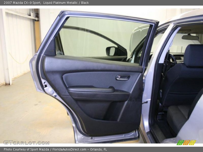 Liquid Platinum Metallic / Black 2007 Mazda CX-9 Sport