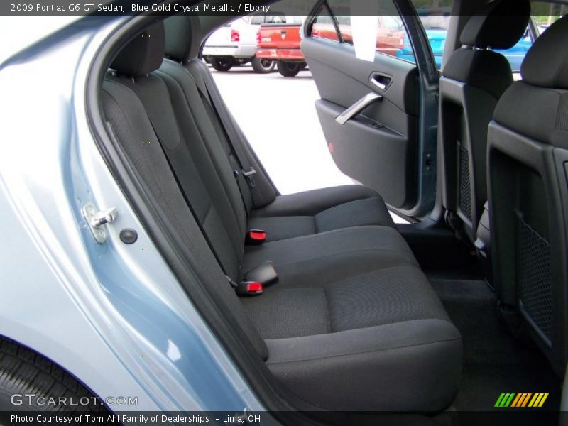 Blue Gold Crystal Metallic / Ebony 2009 Pontiac G6 GT Sedan