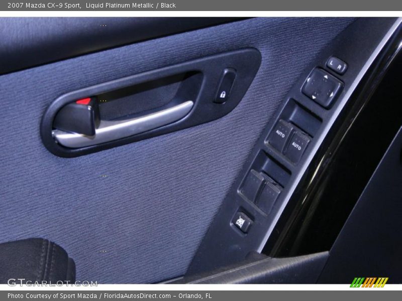 Liquid Platinum Metallic / Black 2007 Mazda CX-9 Sport
