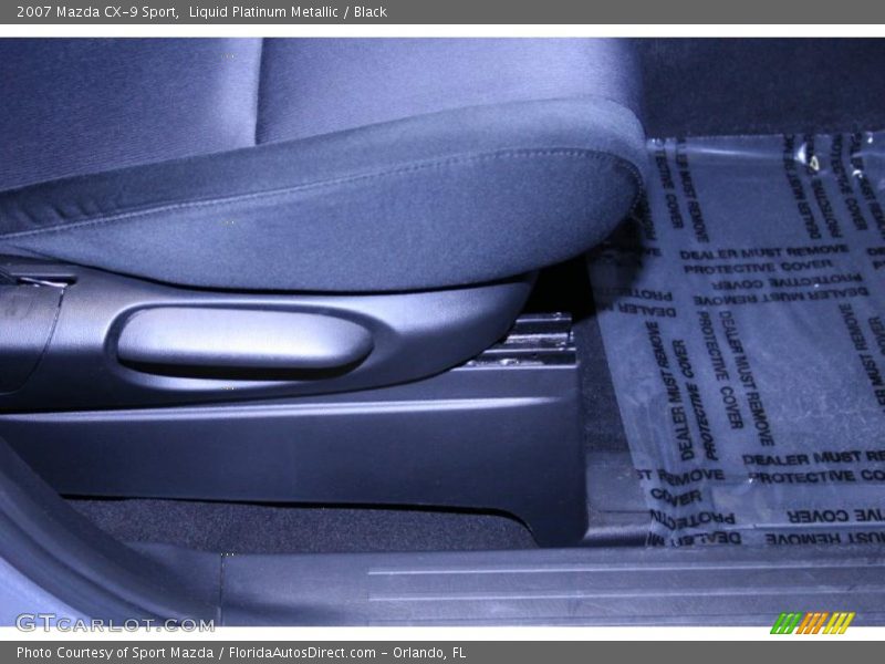 Liquid Platinum Metallic / Black 2007 Mazda CX-9 Sport