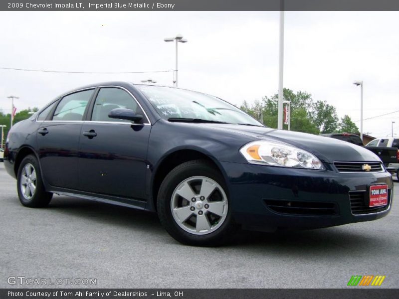 Imperial Blue Metallic / Ebony 2009 Chevrolet Impala LT