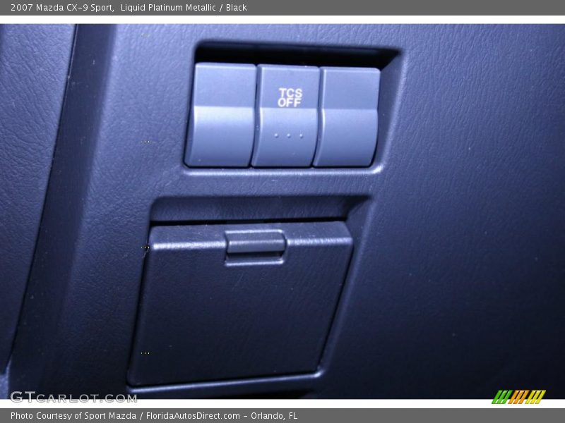 Liquid Platinum Metallic / Black 2007 Mazda CX-9 Sport