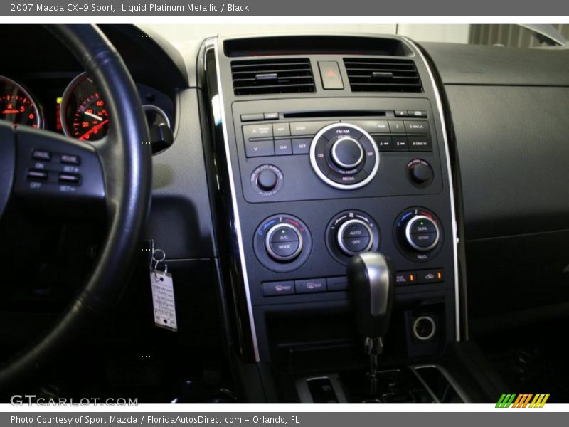 Liquid Platinum Metallic / Black 2007 Mazda CX-9 Sport