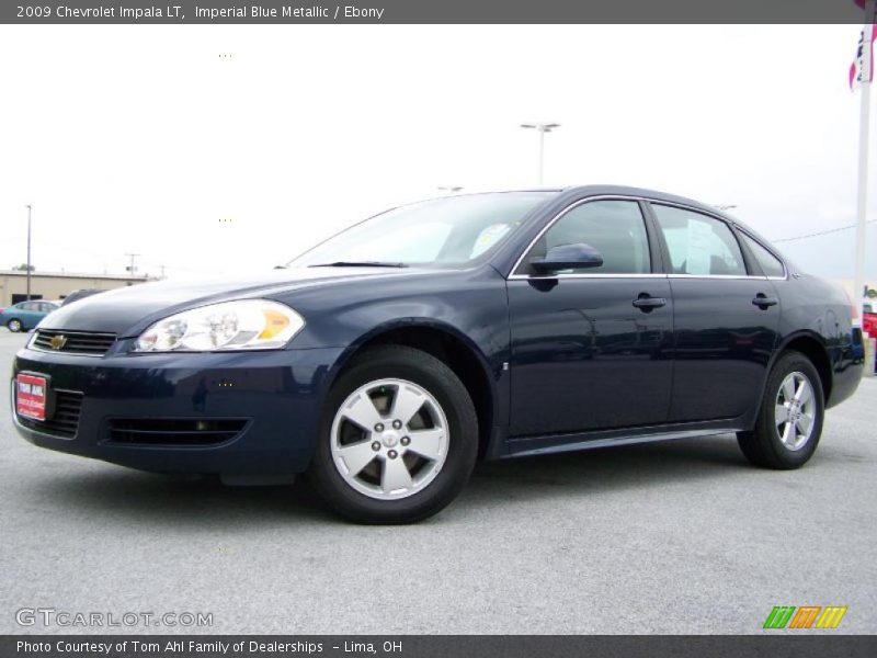 Imperial Blue Metallic / Ebony 2009 Chevrolet Impala LT