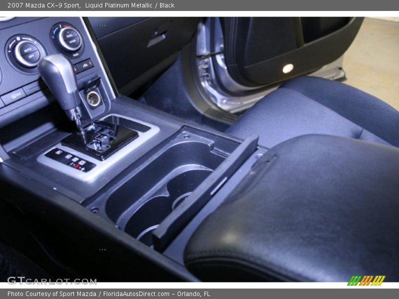 Liquid Platinum Metallic / Black 2007 Mazda CX-9 Sport