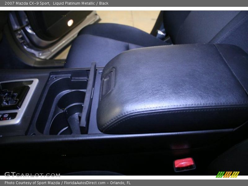 Liquid Platinum Metallic / Black 2007 Mazda CX-9 Sport