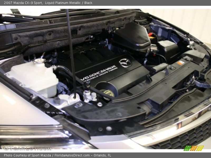 Liquid Platinum Metallic / Black 2007 Mazda CX-9 Sport