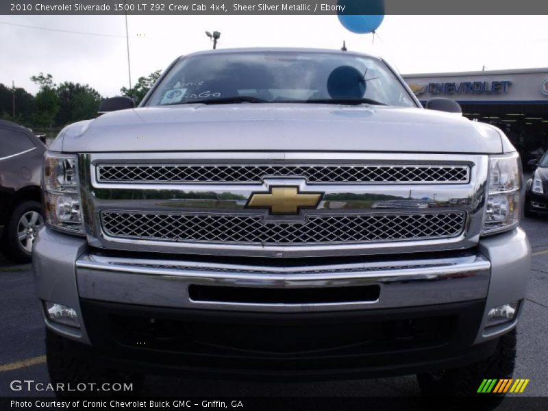 Sheer Silver Metallic / Ebony 2010 Chevrolet Silverado 1500 LT Z92 Crew Cab 4x4