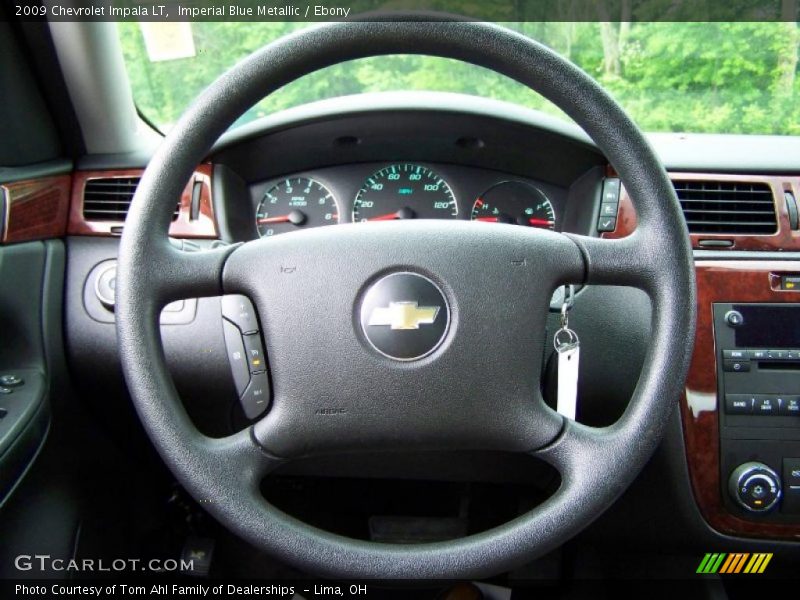 Imperial Blue Metallic / Ebony 2009 Chevrolet Impala LT