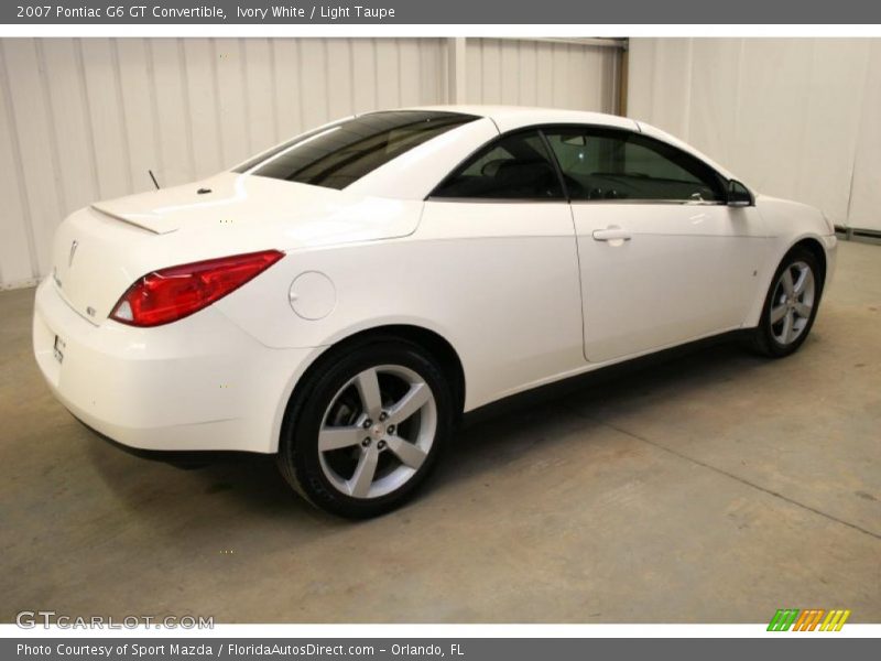 Ivory White / Light Taupe 2007 Pontiac G6 GT Convertible