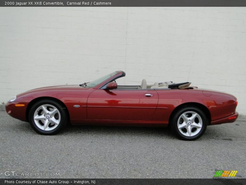 Carnival Red / Cashmere 2000 Jaguar XK XK8 Convertible