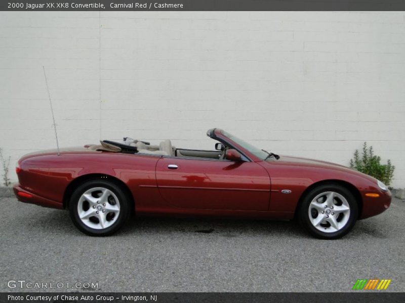 Carnival Red / Cashmere 2000 Jaguar XK XK8 Convertible