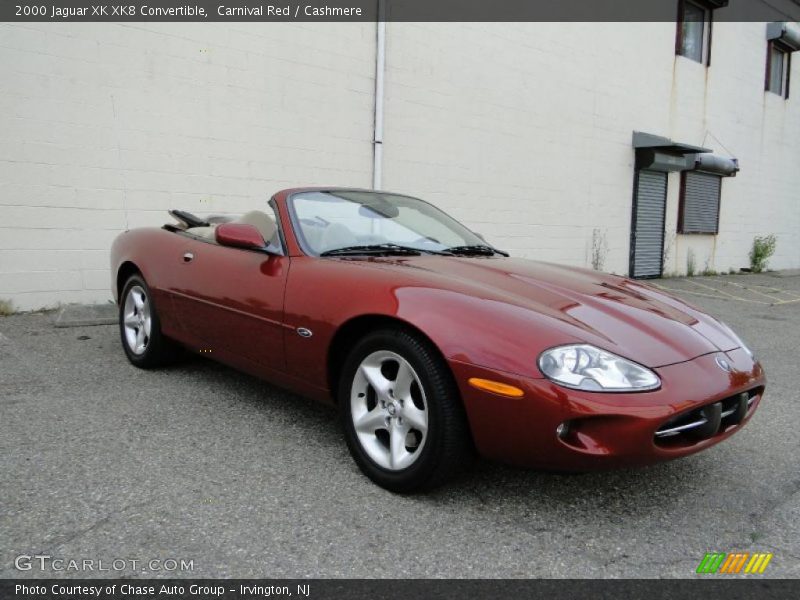 Carnival Red / Cashmere 2000 Jaguar XK XK8 Convertible