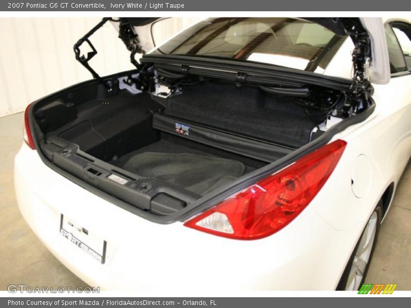 Ivory White / Light Taupe 2007 Pontiac G6 GT Convertible
