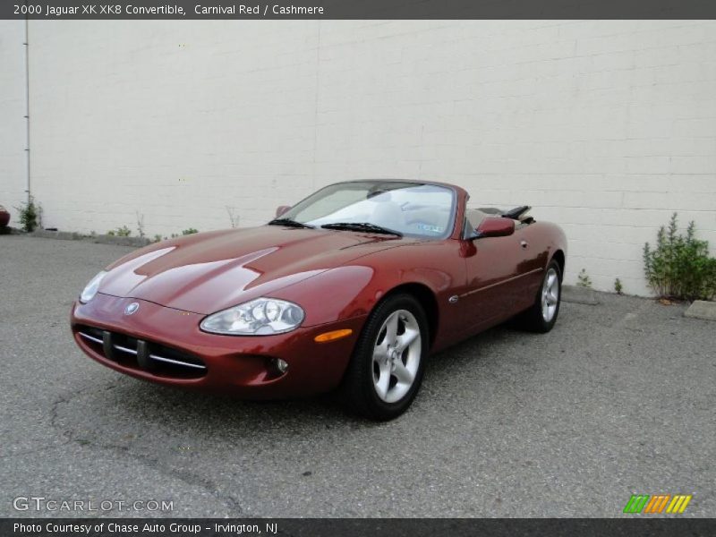 Carnival Red / Cashmere 2000 Jaguar XK XK8 Convertible