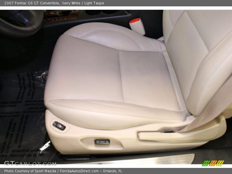 Ivory White / Light Taupe 2007 Pontiac G6 GT Convertible