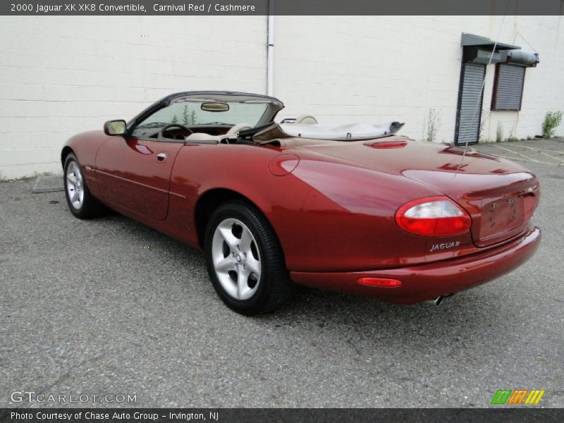 Carnival Red / Cashmere 2000 Jaguar XK XK8 Convertible