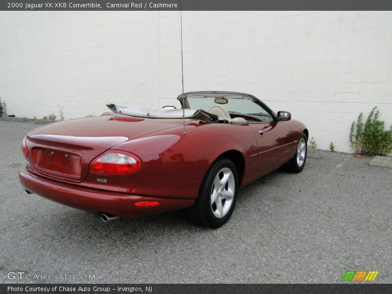 Carnival Red / Cashmere 2000 Jaguar XK XK8 Convertible