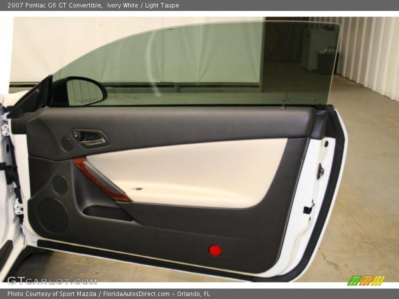 Ivory White / Light Taupe 2007 Pontiac G6 GT Convertible