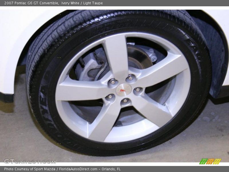 Ivory White / Light Taupe 2007 Pontiac G6 GT Convertible