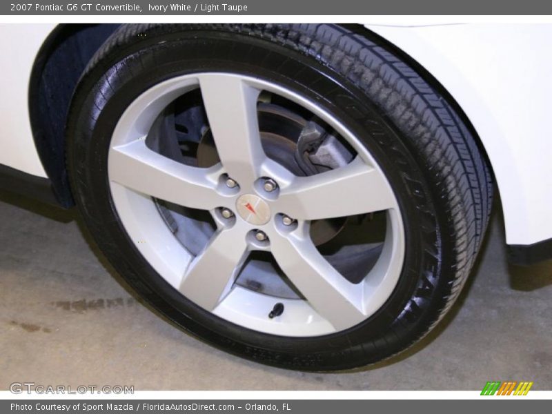 Ivory White / Light Taupe 2007 Pontiac G6 GT Convertible