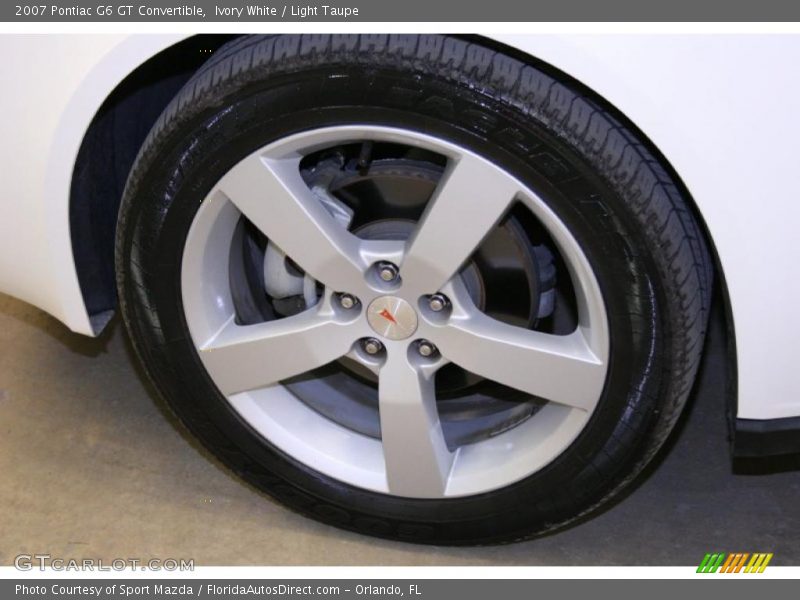 Ivory White / Light Taupe 2007 Pontiac G6 GT Convertible