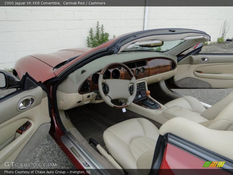Carnival Red / Cashmere 2000 Jaguar XK XK8 Convertible
