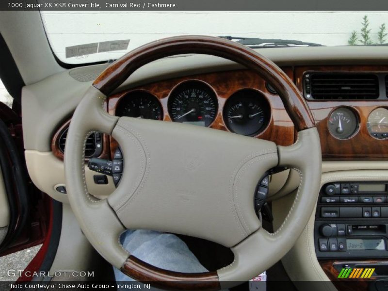 Carnival Red / Cashmere 2000 Jaguar XK XK8 Convertible