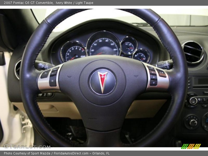 Ivory White / Light Taupe 2007 Pontiac G6 GT Convertible