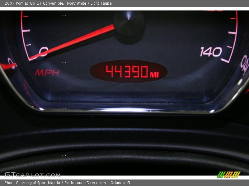 Ivory White / Light Taupe 2007 Pontiac G6 GT Convertible