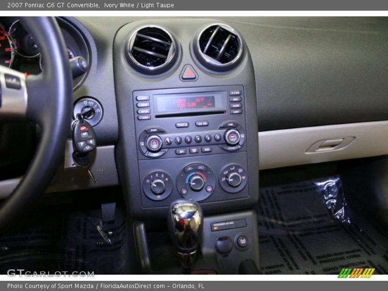 Ivory White / Light Taupe 2007 Pontiac G6 GT Convertible