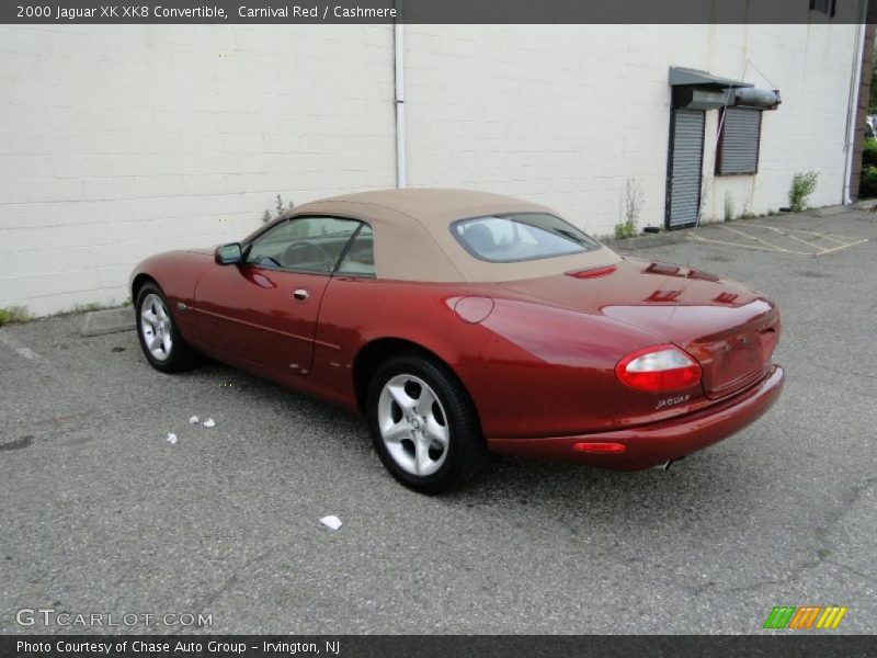 Carnival Red / Cashmere 2000 Jaguar XK XK8 Convertible
