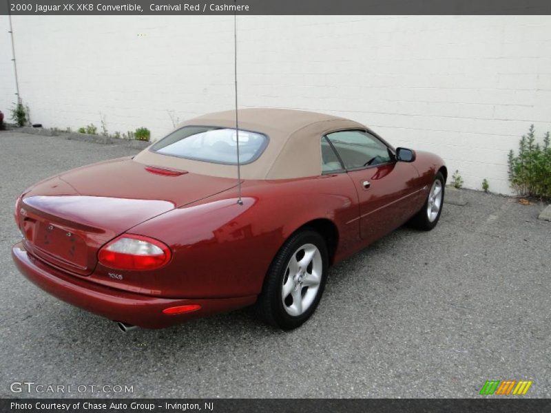 Carnival Red / Cashmere 2000 Jaguar XK XK8 Convertible