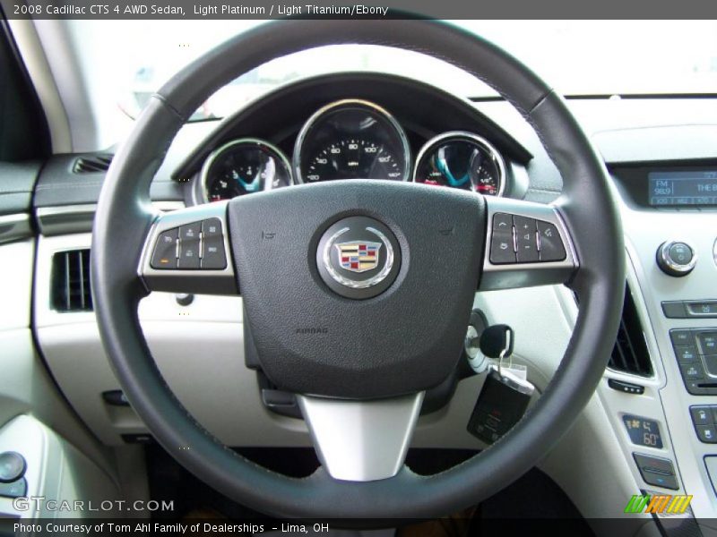Light Platinum / Light Titanium/Ebony 2008 Cadillac CTS 4 AWD Sedan