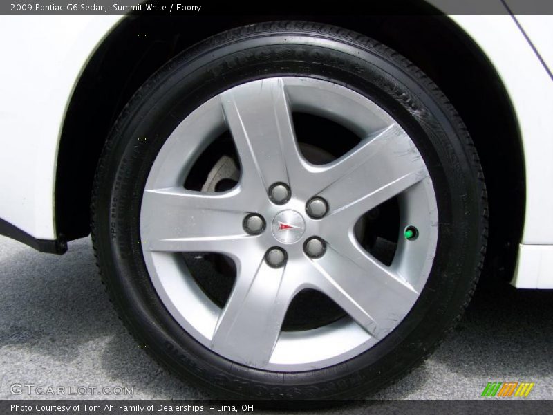 Summit White / Ebony 2009 Pontiac G6 Sedan