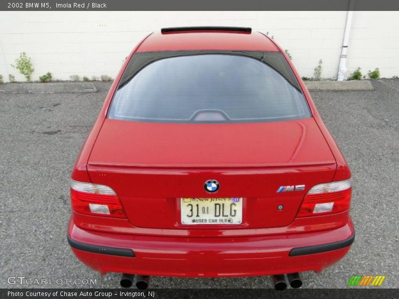 Imola Red / Black 2002 BMW M5