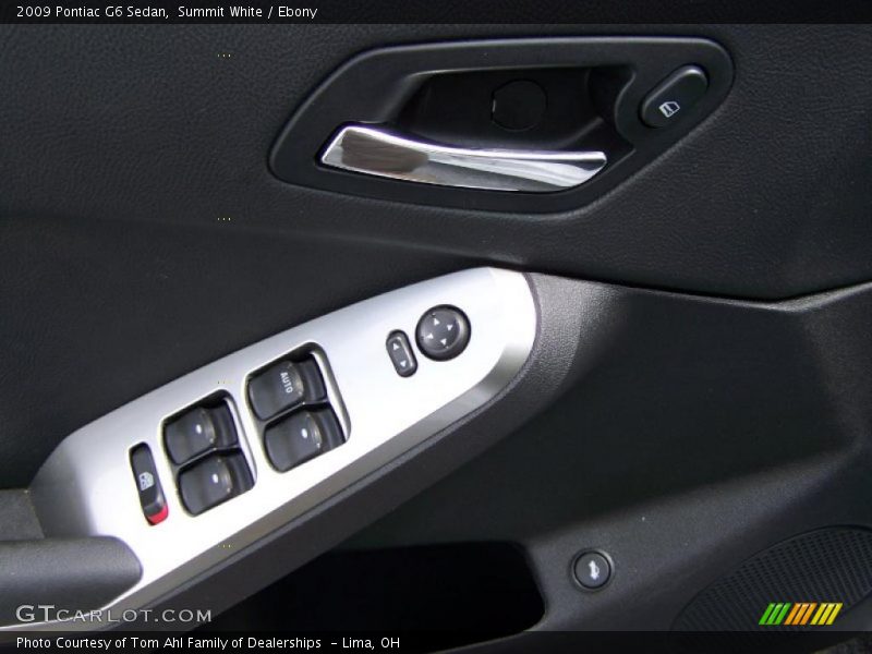 Summit White / Ebony 2009 Pontiac G6 Sedan