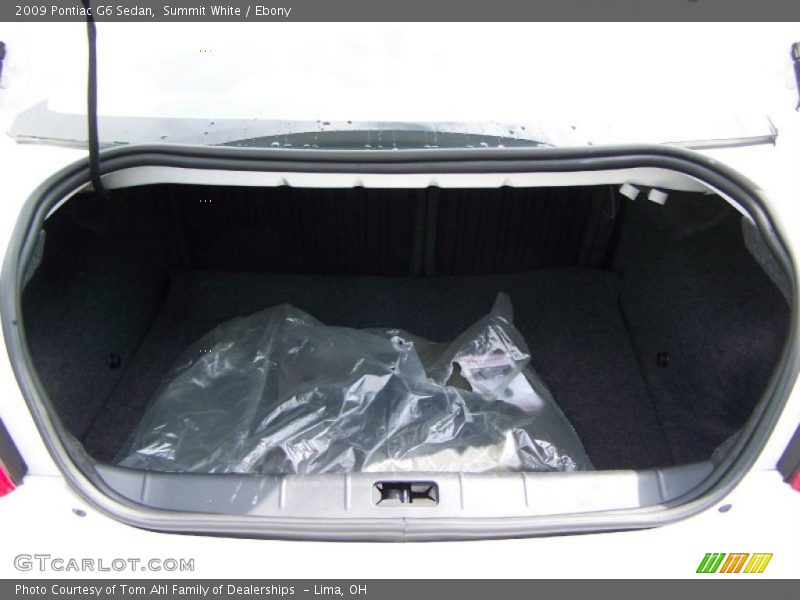 Summit White / Ebony 2009 Pontiac G6 Sedan