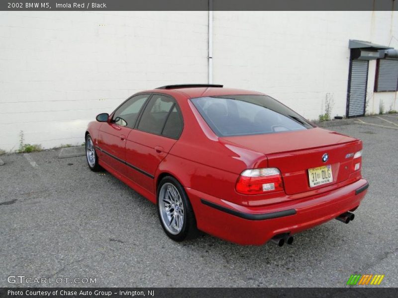 Imola Red / Black 2002 BMW M5