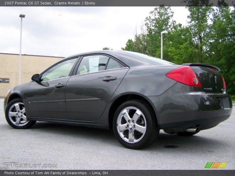 Granite Metallic / Ebony 2007 Pontiac G6 GT Sedan