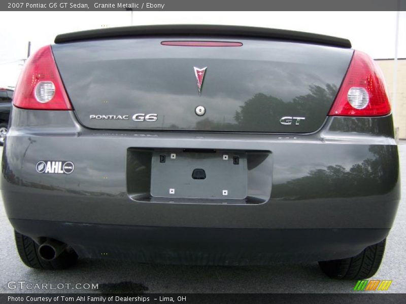 Granite Metallic / Ebony 2007 Pontiac G6 GT Sedan