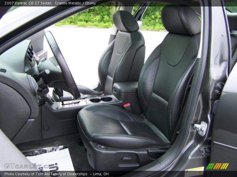 Granite Metallic / Ebony 2007 Pontiac G6 GT Sedan