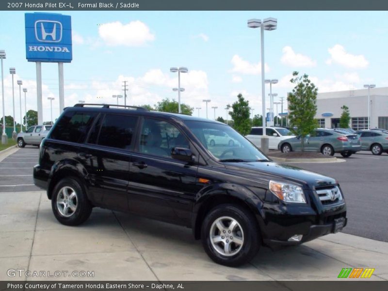 Formal Black / Saddle 2007 Honda Pilot EX-L