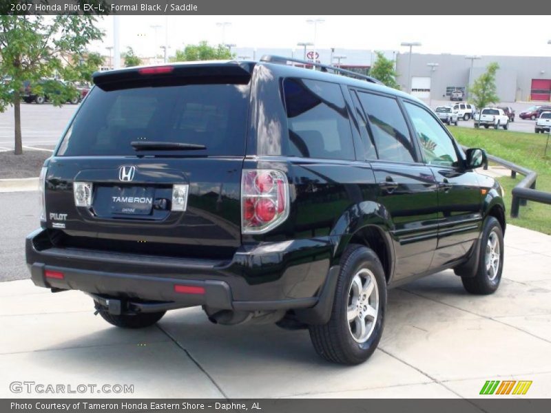 Formal Black / Saddle 2007 Honda Pilot EX-L