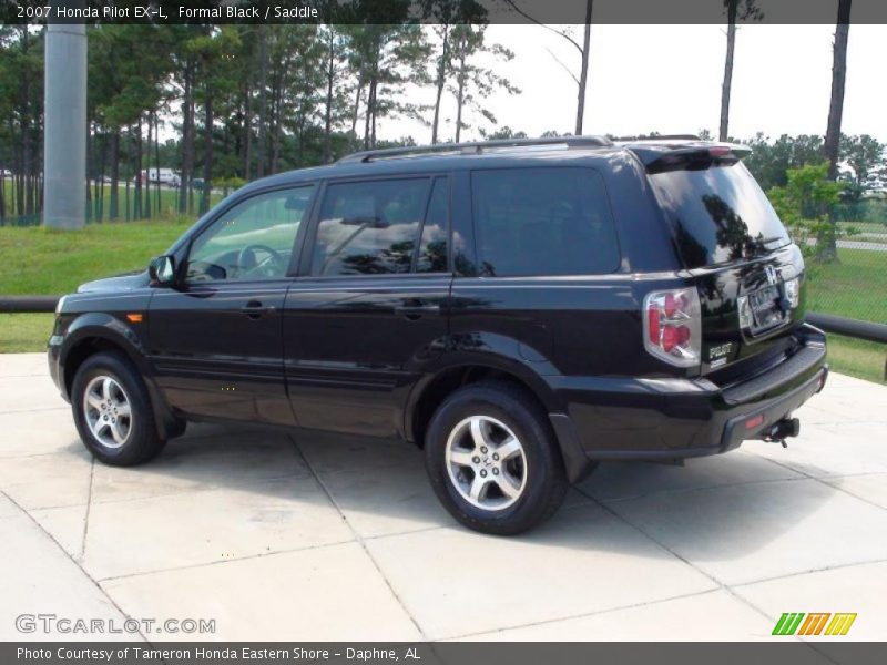 Formal Black / Saddle 2007 Honda Pilot EX-L