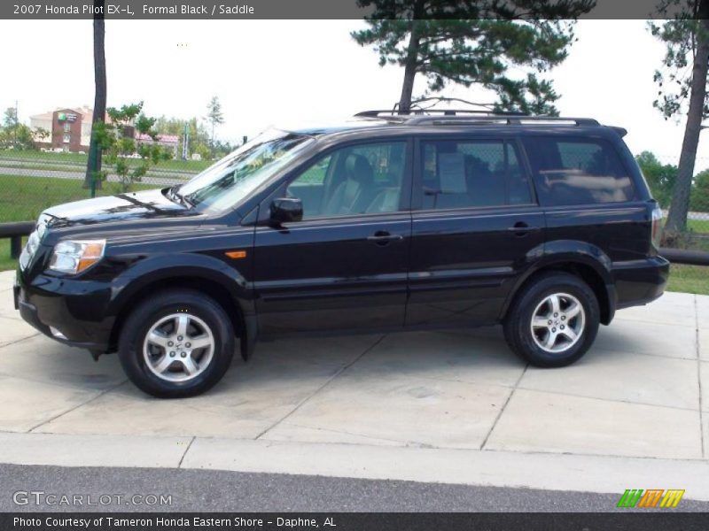 Formal Black / Saddle 2007 Honda Pilot EX-L