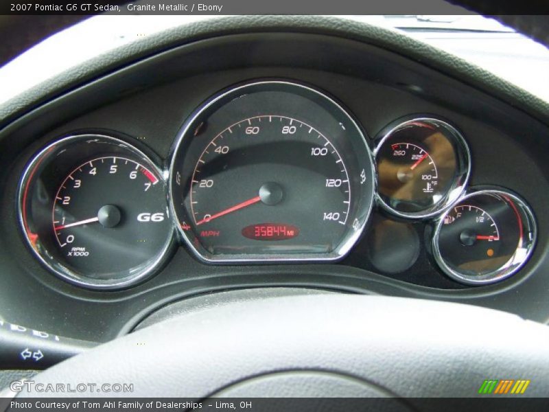 Granite Metallic / Ebony 2007 Pontiac G6 GT Sedan