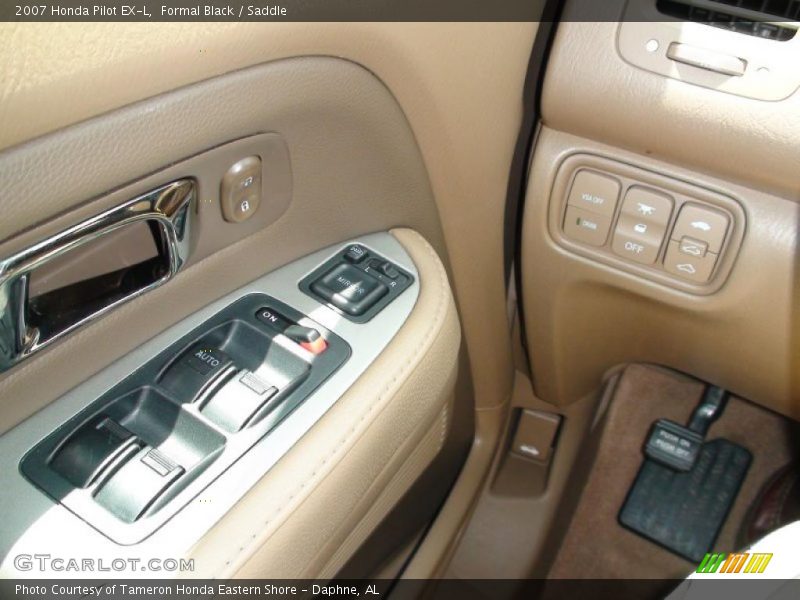 Formal Black / Saddle 2007 Honda Pilot EX-L