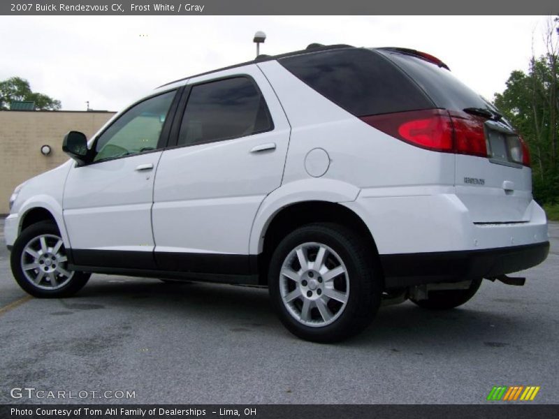 Frost White / Gray 2007 Buick Rendezvous CX